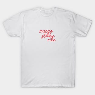 mango sticky rice - Thai red - Flag color T-Shirt